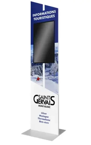 Borne interactive tactile